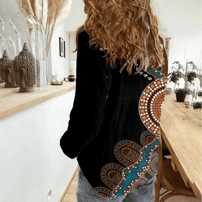Women aboriginal Indigenous NAIDOC casual shirt NCY053