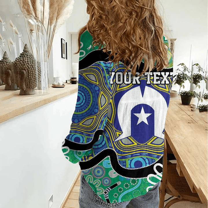 Women aboriginal Indigenous NAIDOC casual shirt NCY018 Women aboriginal Indigenous NAIDOC casual shirt NCY018