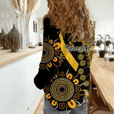 Women aboriginal Indigenous NAIDOC casual shirt NCY065