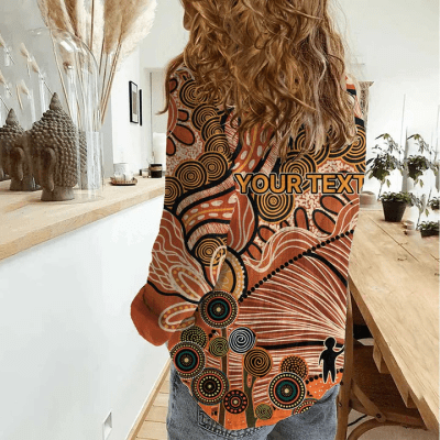 Women aboriginal Indigenous NAIDOC casual shirt NCY062