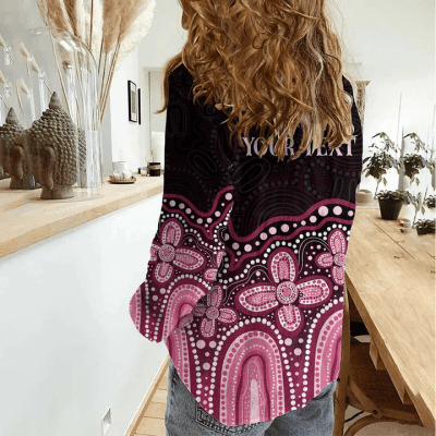 Women aboriginal Indigenous NAIDOC casual shirt NCY063