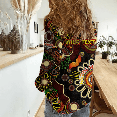 Women aboriginal Indigenous NAIDOC casual shirt NCY059