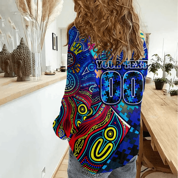 Women aboriginal Indigenous NAIDOC casual shirt NCY028 Women aboriginal Indigenous NAIDOC casual shirt NCY028