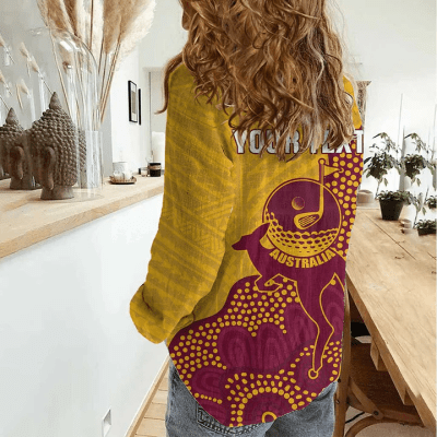 Women aboriginal Indigenous NAIDOC casual shirt NCY016