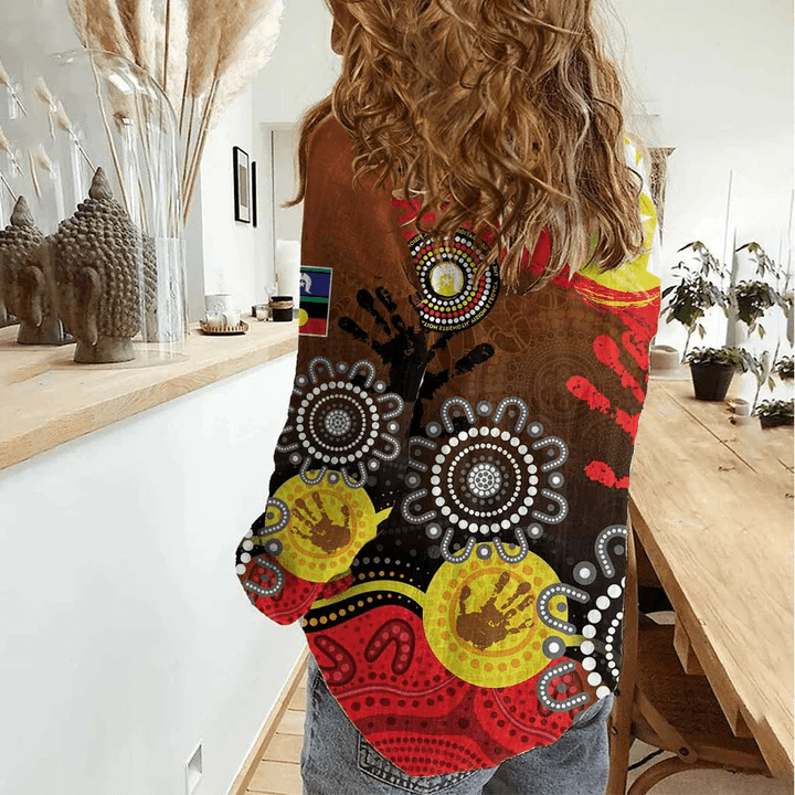 Women aboriginal Indigenous NAIDOC casual shirt NCY012 Women aboriginal Indigenous NAIDOC casual shirt NCY012