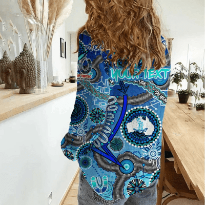 Women aboriginal Indigenous NAIDOC casual shirt NCY024