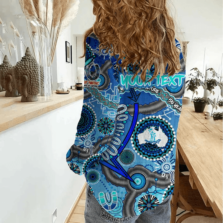 Women aboriginal Indigenous NAIDOC casual shirt NCY024 Women aboriginal Indigenous NAIDOC casual shirt NCY024