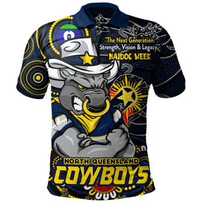 North Queensland Cowboys Polo Shirt Ripped Legacy Of The Game The ANZAC Spirit Lives On