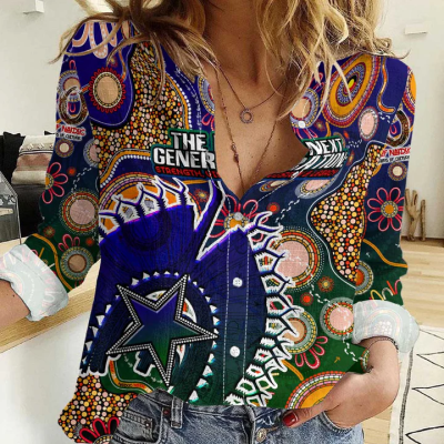 Women aboriginal Indigenous NAIDOC casual shirt NCY023