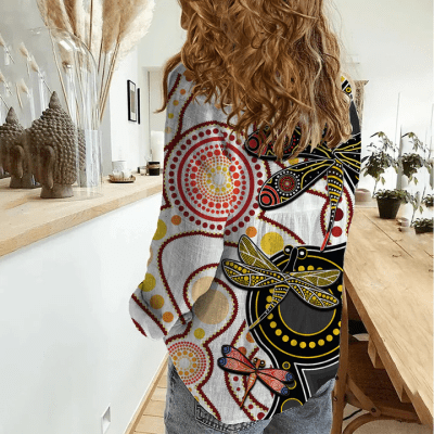 Women aboriginal Indigenous NAIDOC casual shirt NCY037