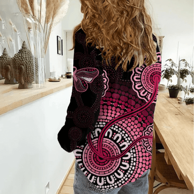 Women aboriginal Indigenous NAIDOC casual shirt NCY055