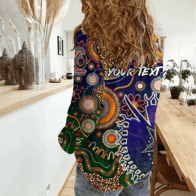 Women aboriginal Indigenous NAIDOC casual shirt NCY023