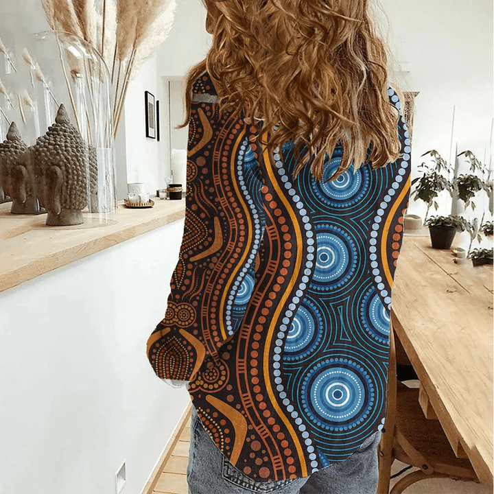 Women aboriginal Indigenous NAIDOC casual shirt NCY038 Women aboriginal Indigenous NAIDOC casual shirt NCY038