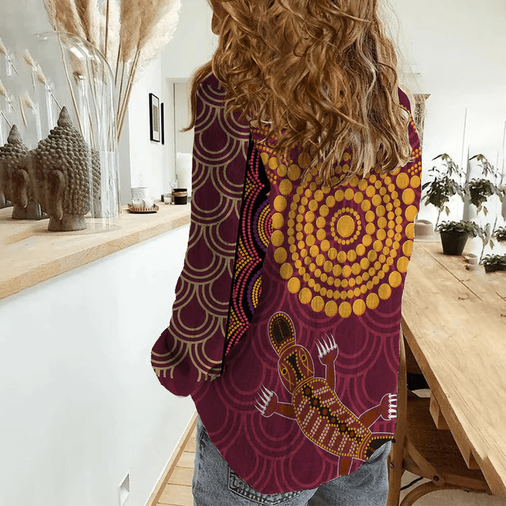 Women aboriginal Indigenous NAIDOC casual shirt NCY040 Women aboriginal Indigenous NAIDOC casual shirt NCY040