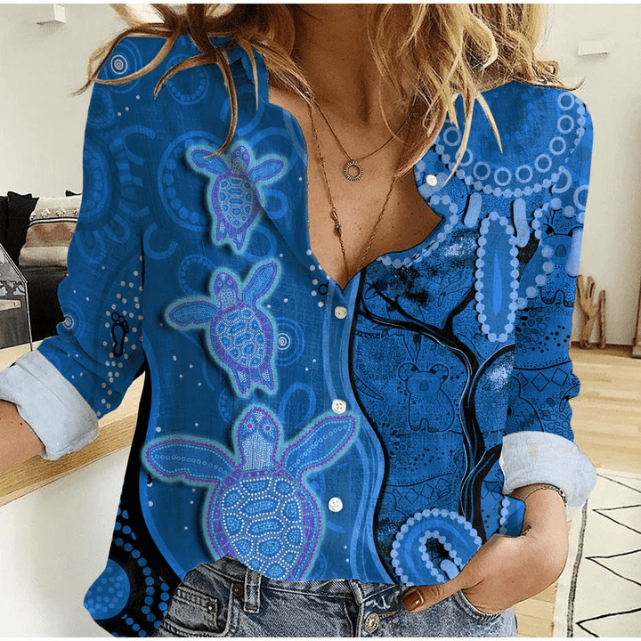 Women aboriginal Indigenous NAIDOC casual shirt NCY035 Women aboriginal Indigenous NAIDOC casual shirt NCY035