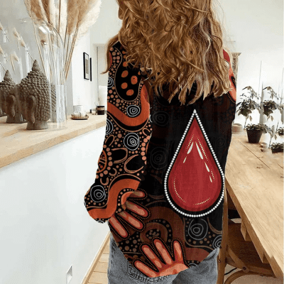 Women aboriginal Indigenous NAIDOC casual shirt NCY032