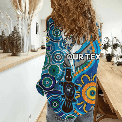 Women aboriginal Indigenous NAIDOC casual shirt NCY022