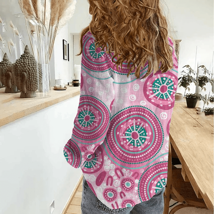 Women aboriginal Indigenous NAIDOC casual shirt NCY029 Women aboriginal Indigenous NAIDOC casual shirt NCY029