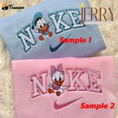 Duckling Couple Nike Embroidered Sweatshirt| soulcals.com