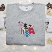 Firework Usa Mickey Mouse Embroidered Shirt Disney Embroidered Shirt Best Patriotic Shirts 3.jpg - demo10