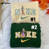 Flynn And Rapunzel Disney Nike Embroidered Sweatshirts| soulcals.com