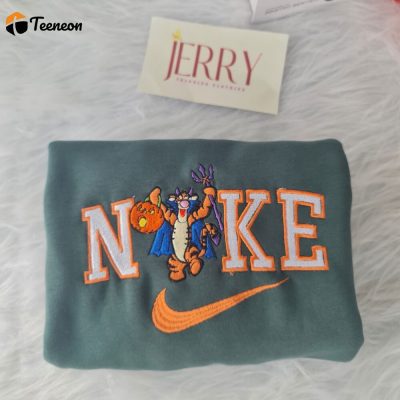 Funny Tigger Disney Disney Nike Embroidered Sweatshirt, Halloween Gift For Couple| soulcals.com