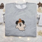Ghost Mickey Mouse Embroidered Sweatshirt Disney Characters Embroidered Hoodie Best Halloween Gift Ideas 4.jpg - demo10