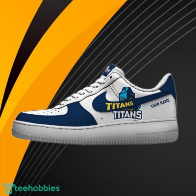 Gold Coast Titans NRL Air Force Shoes Custom Name Best Gift For Fans
