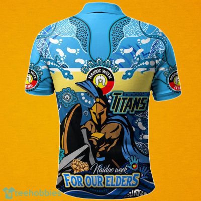 Gold Coast Titans NRL Australia Naidoc Week Polo Shirt Best Gift For Fans