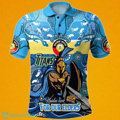Gold Coast Titans NRL Australia Naidoc Week Polo Shirt Best Gift For Fans