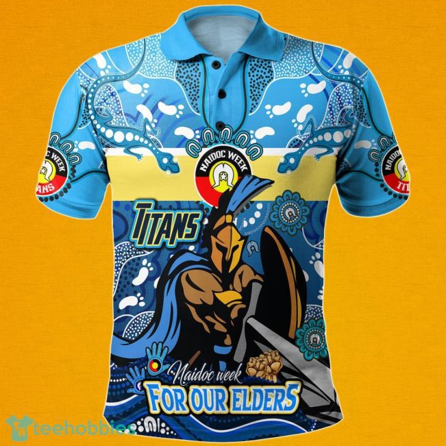Gold Coast Titans NRL Australia Naidoc Week Polo Shirt Best Gift For Fans