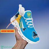 Gold Coast Titans Personalized Name Nrl Max Soul Shoes Gift Fans - demo10