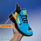 Gold Coast Titans Personalized Name Nrl Max Soul Shoes Gift Fans - demo10