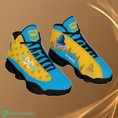 Gold Coast Titans Personalzied Name NRL Air Jordan 13 Shoes Best Gift Fans