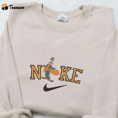 Spooky Goofy Dracula x Nike Embroidered Sweatshirt & Walt Disney Characters Shirt B Gift for Men Women Halloween Gift Ideas| soulcals.com