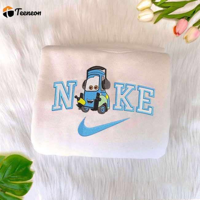 Guido World Of Cars Disney Nike Embroidered Sweatshirt| soulcals.com
