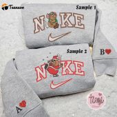Gus Mouse Cinderella Xmas X Nike Embroidered Couple Shirt Christmas Embroidered Shirt Nike Inspired Embroidered Hoodie.jpeg - demo10