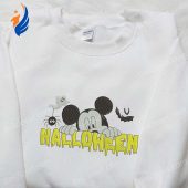 Halloween Mickey Embroidered Shirt Halloween Disney Embroidered Sweatshirt Adorable Halloween Embroidered Hoodie.jpg - demo10
