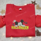 Halloween Mickey Embroidered Shirt Halloween Disney Embroidered Sweatshirt Adorable Halloween Embroidered Hoodie 5.jpg - demo10