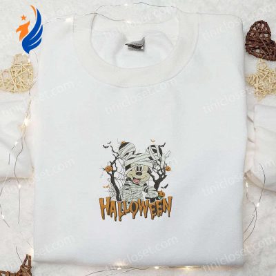 Halloween Mickey Mummy Embroidered Shirt Disney s Best Family Gift | soulcals.com