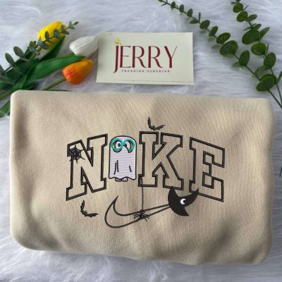 Spooky Honey Nike Embroidered Sweatshirt Perfect for Halloween Fun| soulcals.com
