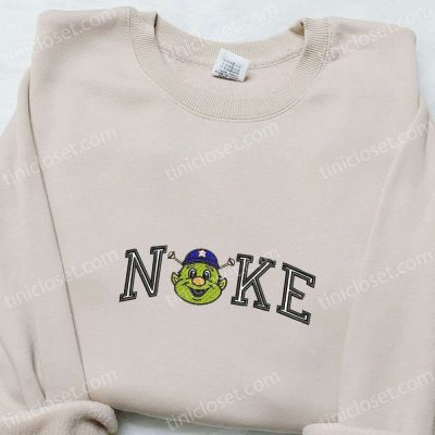 Shop Houston Astros x Nike Swoosh Embroidered Shirt & Sports Hoodie, Perfect Family Gifts| soulcals.com