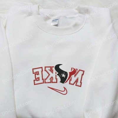 Houston Texans Nike Reverse Embroidered Shirt & NFL Sports Hoodie Perfect Gift Ideas| soulcals.com