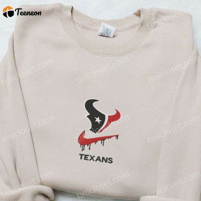 Houston Texans Nike Swoosh Drip Shirt & NFL Sports Hoodie B Gift for Men Women Gift Ideas| soulcals.com