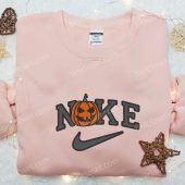 Jack O Lantern X Nike Embroidered Shirt Halloween Embroidered Hoodie Nike Inspired Embroidered Sweatshirt 4.jpeg - demo10