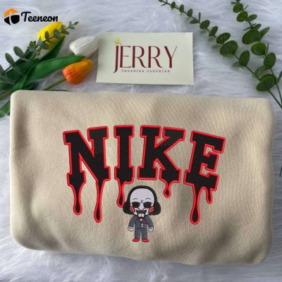 Stylish Nike Embroidered Sweatshirt Unleash Your Puzzling Style| soulcals.com