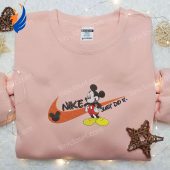 Just Do It Nike Mickey Mouse Embroidered Shirt Nike Inspired Embroidered Hoodie Disney Shirt For Family.jpg - demo10