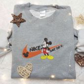 Just Do It Nike Mickey Mouse Embroidered Shirt Nike Inspired Embroidered Hoodie Disney Shirt For Family 3.jpg - demo10