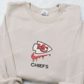 Kansas City Chiefs X Nike Swoosh Drip Embroidered Shirt Nfl Sports Embroidered Hoodie Best Gift Ideas 2.jpeg - demo10