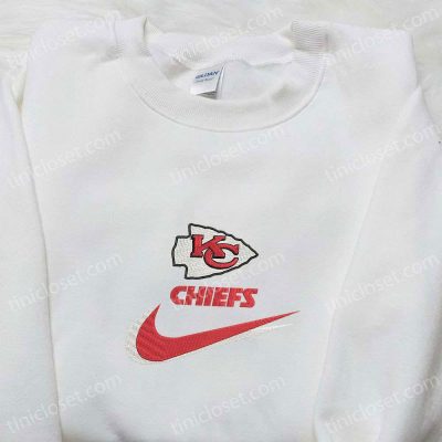 Kansas City Chiefs Nike Swoosh Shirt & NFL Sports Hoodie B Gift for Men Women Gift Ideas| soulcals.com